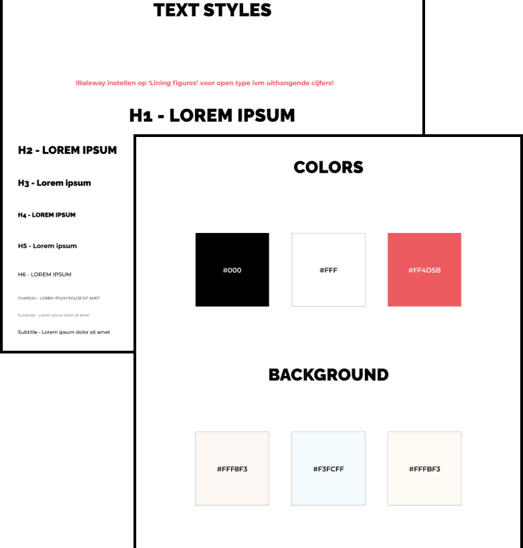 Componenten, kleuren en typografie in een duidelijk design system