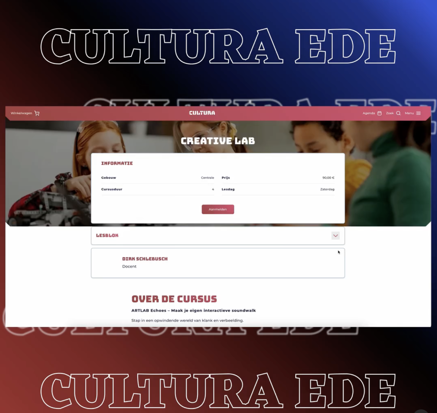Case: een nieuwe website voor Cultura Ede