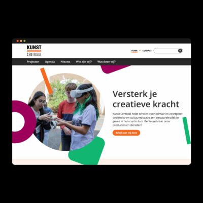 De website van Kunst Centraal